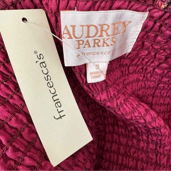 Andy Plaid Puff Sleeve Blouse by Audrey Parks of Francesca’s, NWT, Sizes: S & L - Picture 10 of 10